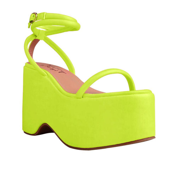 Privileged By J.c. Dossier Iversen Neon Green Platform