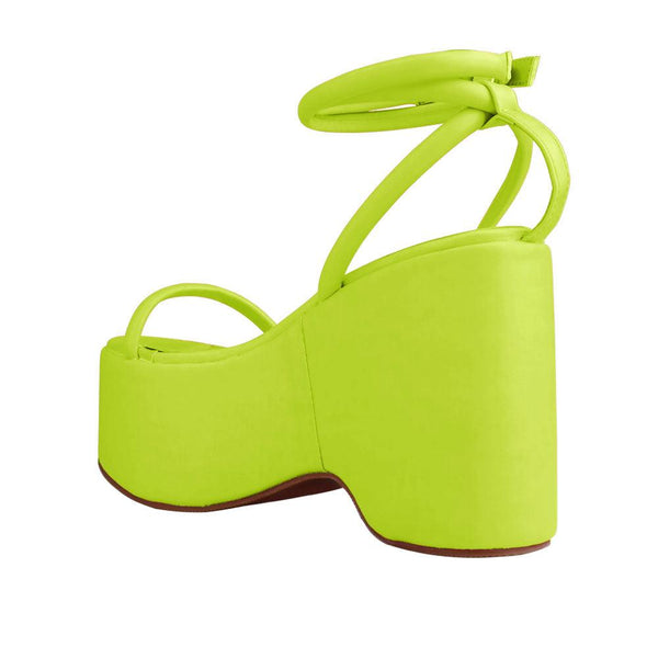 Privileged By J.c. Dossier Iversen Neon Green Platform