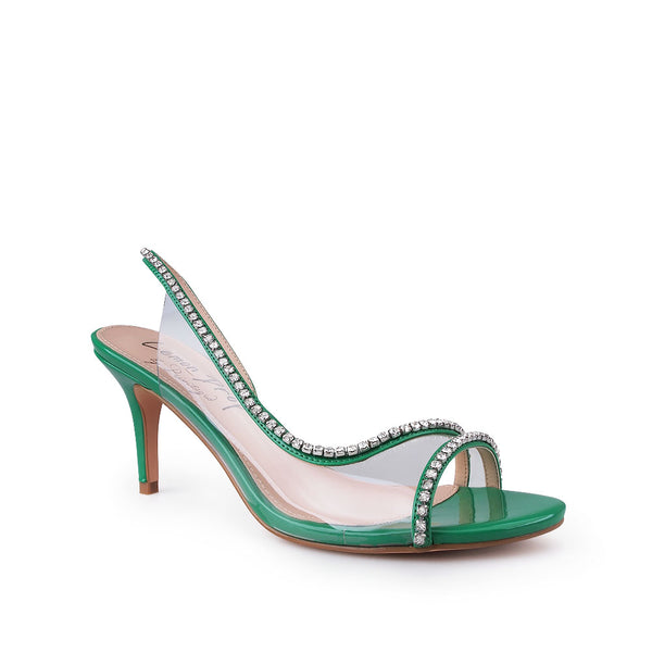 Privileged By J.c. Dossier Ivy Black Rhinestone Heel