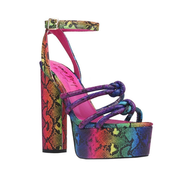 Privileged By J.c. Dossier Janessa Multicolor Platform Heels
