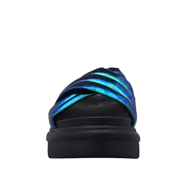 Privileged By J.c. Dossier Janinent Neon Platform Flat Slide