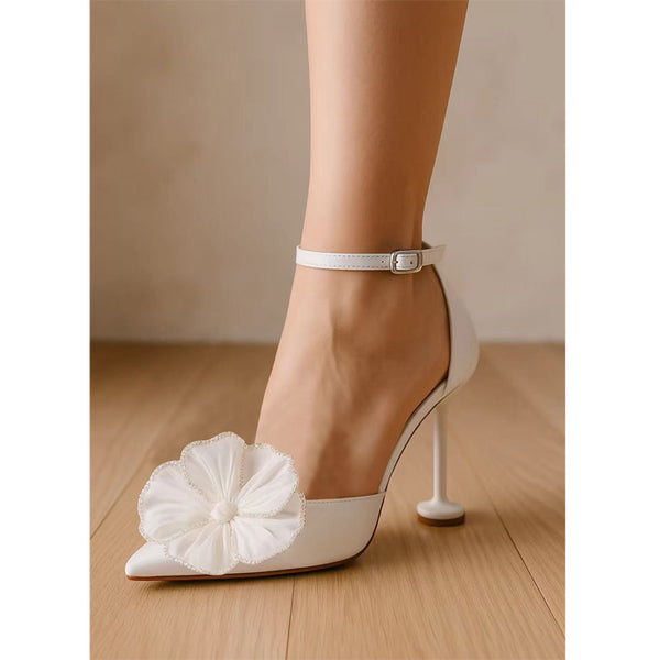 Privileged By J.c. Dossier Jendi Green Rhinestone Heel