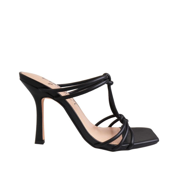 privileged by j.c. dossier Jesse Black Vegan Leather Heel