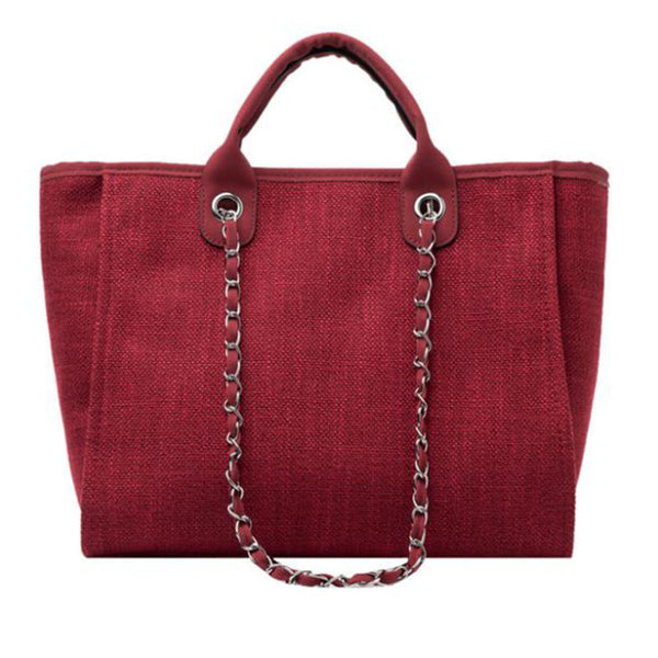 Privileged By J.c. Dossier Jianna Yellow Canvas Tote Bag