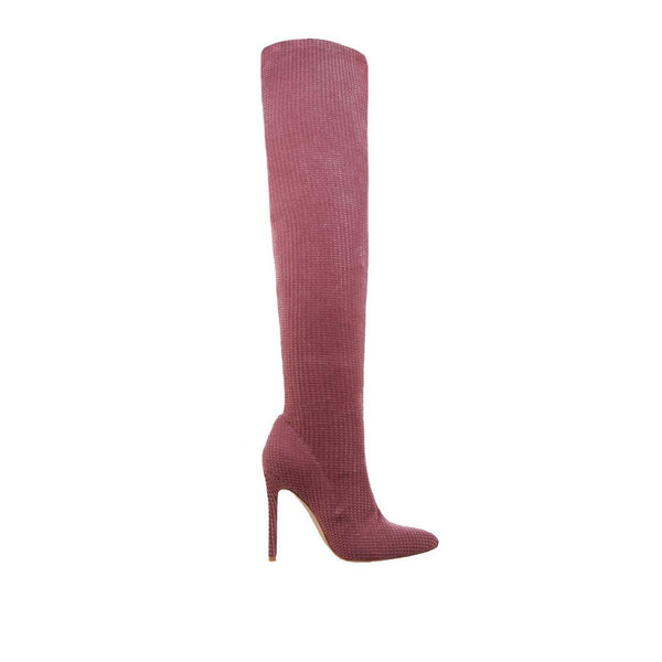 privileged by j.c. dossier Karia Pink Thigh-High Boot