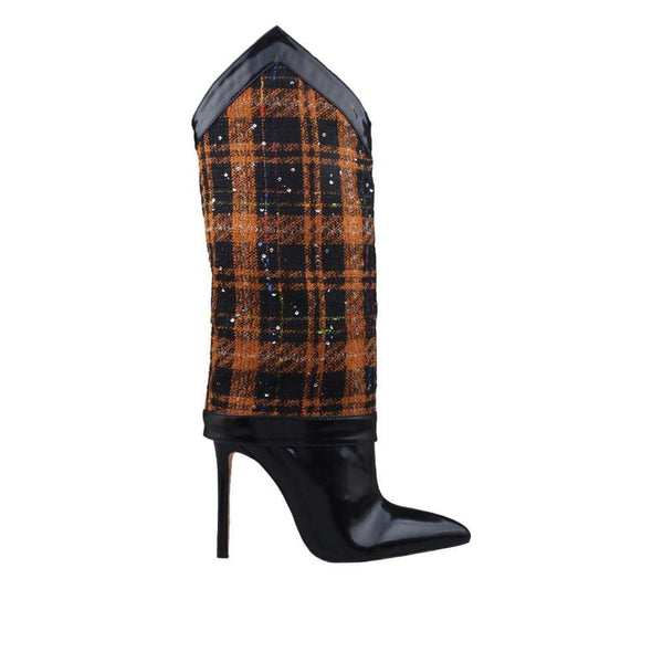 privileged by j.c. dossier Katalina Navy Vegan Leather Boot