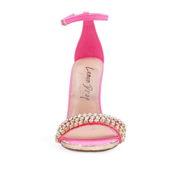 Privileged By J.c. Dossier Kataryna Pink Rhinestone Heel