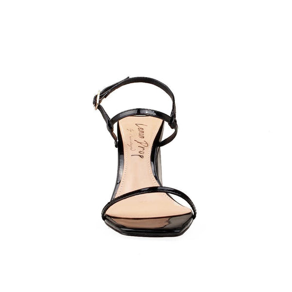 Privileged By J.c. Dossier Katness Black Patent Heel | Bold Statement