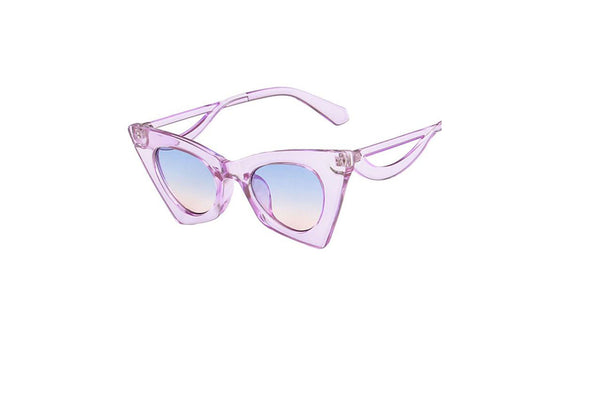 privileged by j.c. dossier Kitty Sunnies Purple Cat-Eye Sunglasses