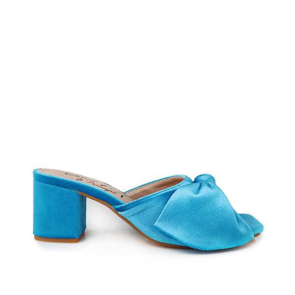 privileged by j.c. dossier Kolkata Blue Velvet Heels