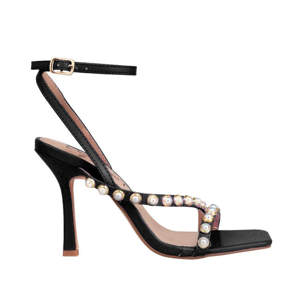 privileged by j.c. dossier Lachary Black Studded Heel
