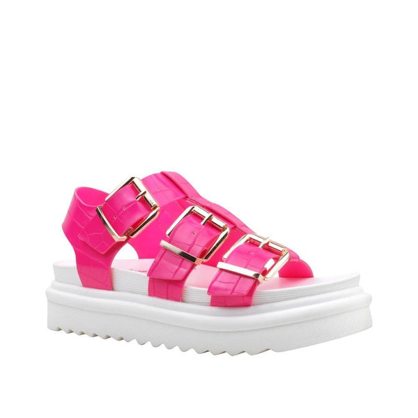Privileged By J.c. Dossier Laeticia Pink Platform Flats