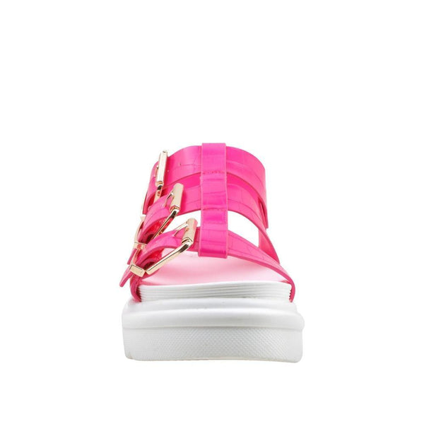 Privileged By J.c. Dossier Laeticia Pink Platform Flats