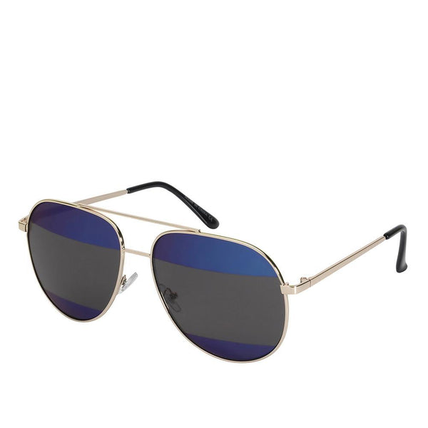 privileged by j.c. dossier Laguna Sunnies Blue Lens Sunglasses