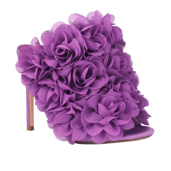 Privileged By J.c. Dossier Lashburn Purple Satin Heel