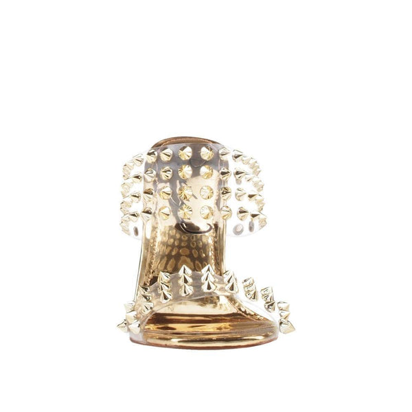 Privileged By J.c. Dossier Lavina Clear Studded Heel