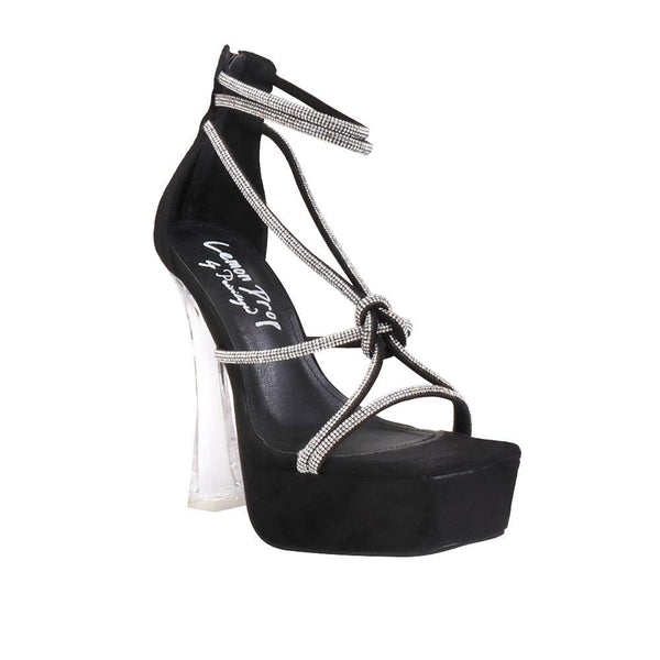 Privileged By J.c. Dossier Lawrence Black Platform Heels