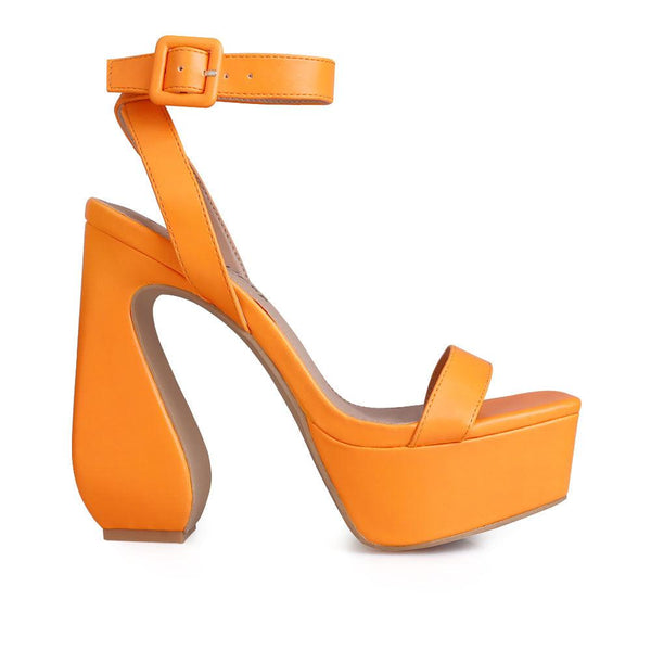 privileged by j.c. dossier Lorio Black Platform Heels