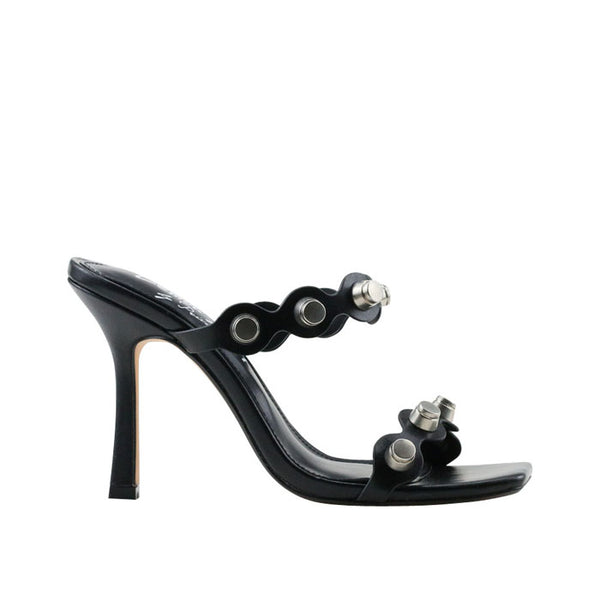 privileged by j.c. dossier Luculus Black Sculptural Heel