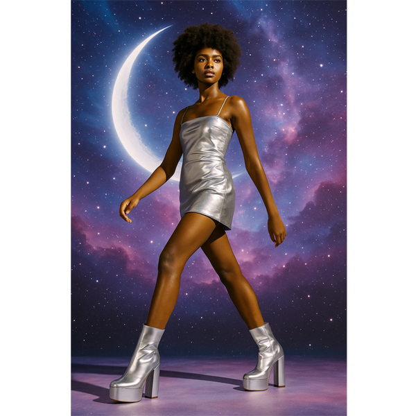 Privileged By J.c. Dossier Lunsford Metallic Platform Bootie