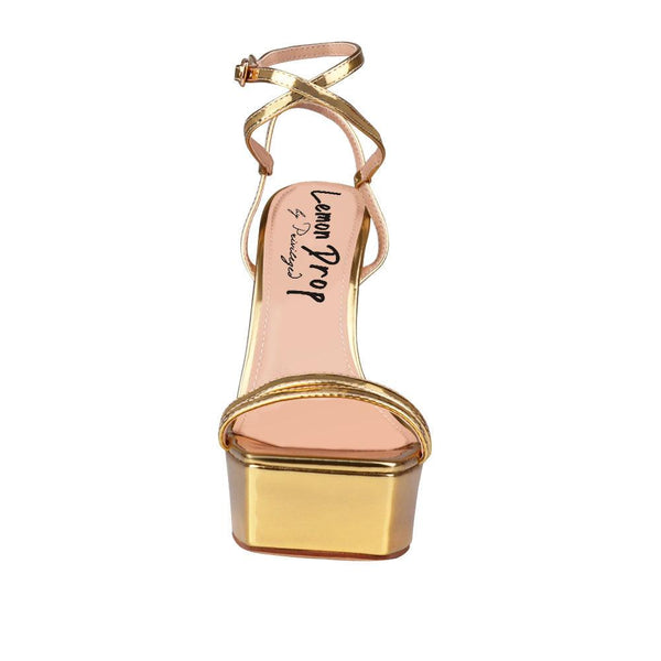 Privileged By J.c. Dossier Malcolm Gold Platform Heels