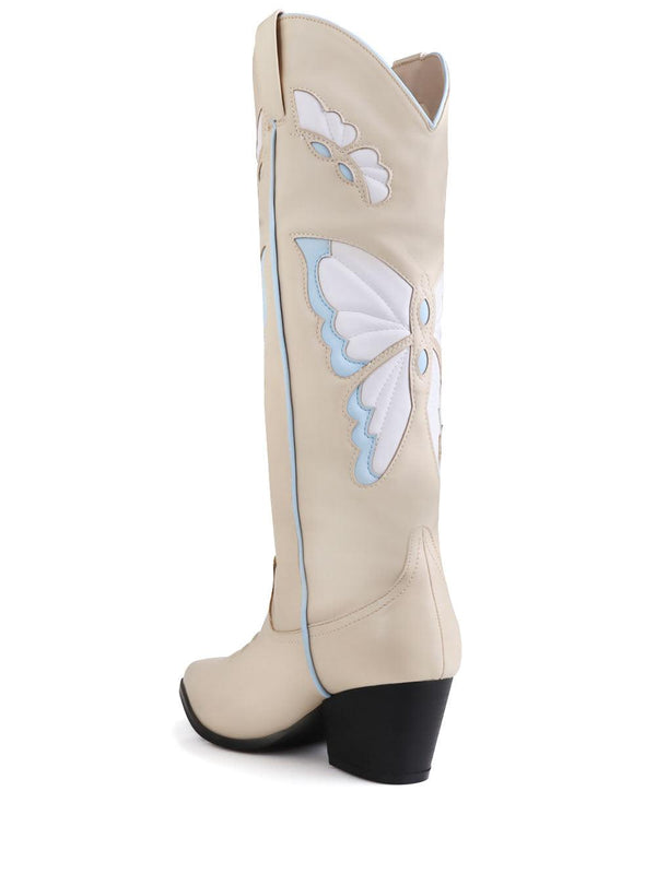 Privileged By J.c. Dossier Mallow Black Vegan Leather Boot