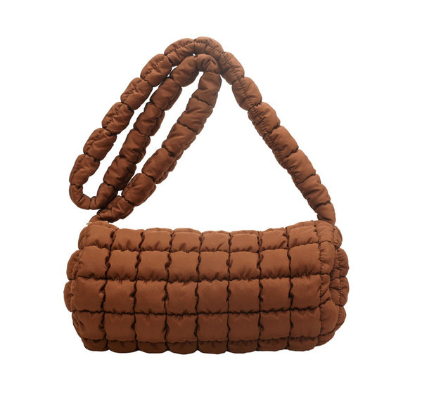 Privileged By J.c. Dossier Marcelle Puffy Yellow Handbag