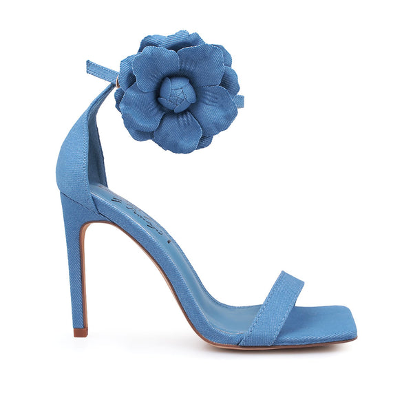 privileged by j.c. dossier Maria Black Vegan Leather Heel