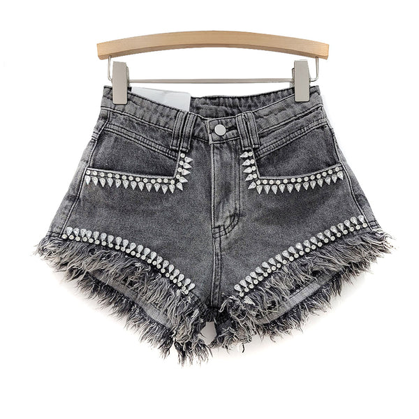 Privileged By J.c. Dossier Mayola Denim Shorts | Bold Festival-Ready Style