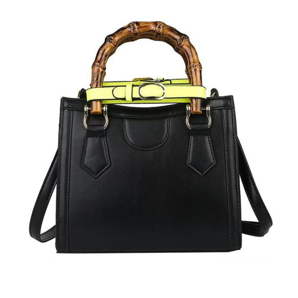 Privileged By J.c. Dossier Mazikeen Green Vegan Leather Handbag
