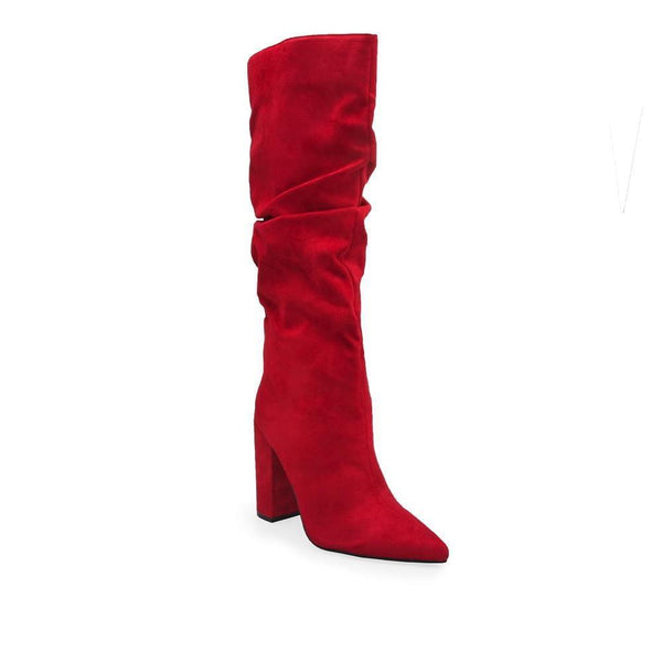 Privileged By J.c. Dossier Melvina Red Pointed Toe Boot