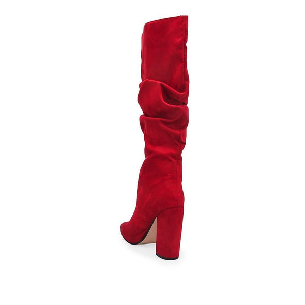 Privileged By J.c. Dossier Melvina Red Pointed Toe Boot