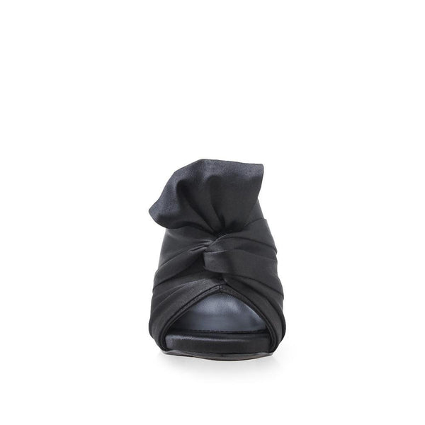 Privileged By J.c. Dossier Minogue Black Satin Heels