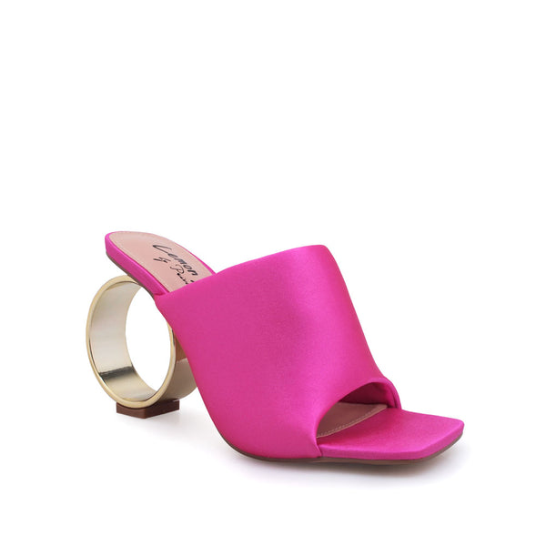 Privileged By J.c. Dossier Mishkin Pink Sculptural Heels