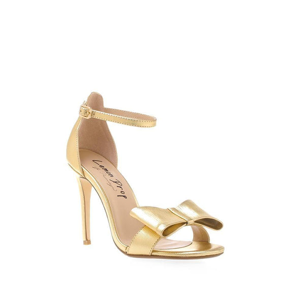 Privileged By J.c. Dossier Montanna Gold Metallic Heel