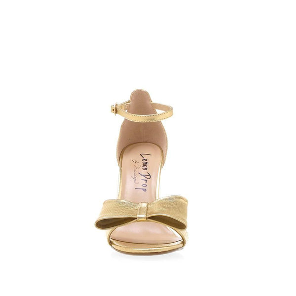 Privileged By J.c. Dossier Montanna Gold Metallic Heel