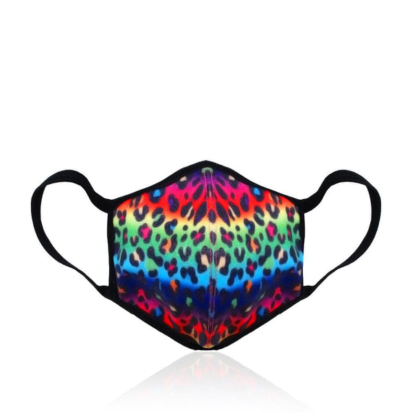 Privileged By J.c. Dossier Multi Leopard Glitter Mask