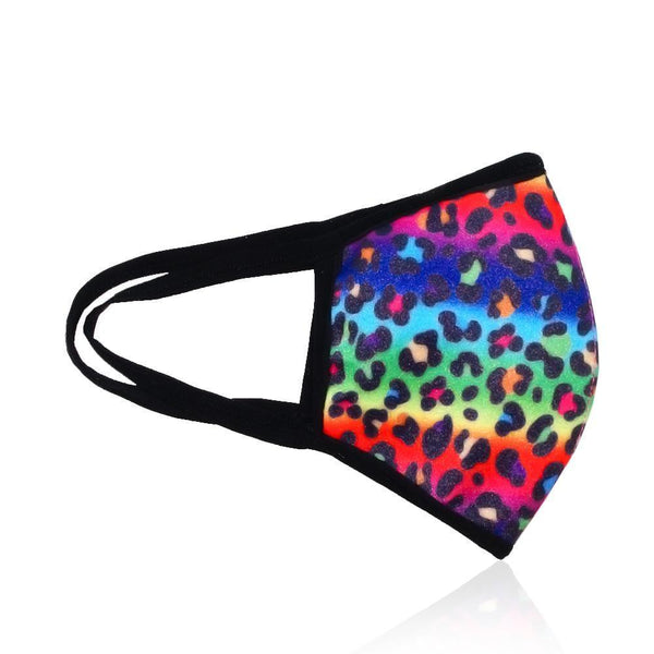 Privileged By J.c. Dossier Multi Leopard Glitter Mask