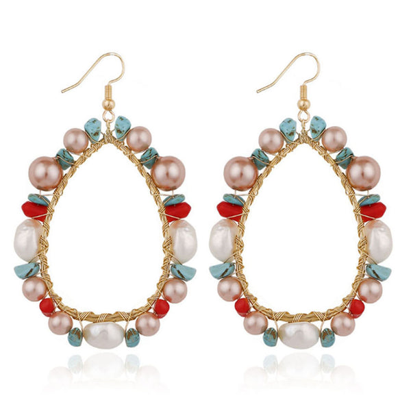 privileged by j.c. dossier Ona Statement Earrings - Bold Multi Color