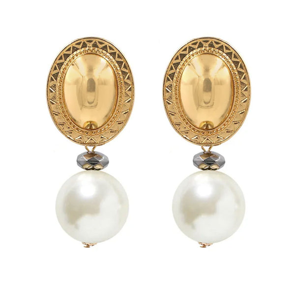 Privileged By J.c. Dossier Pearly Statement Earrings