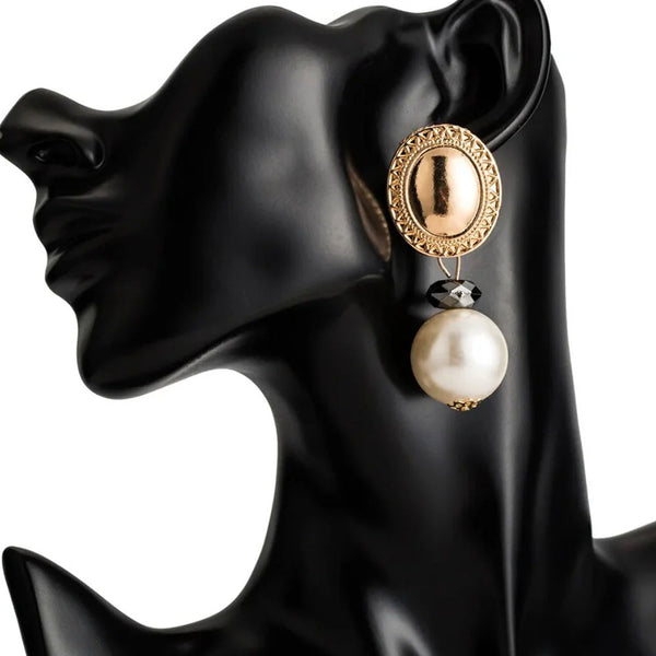 privileged by j.c. dossier Pearly Statement Earrings