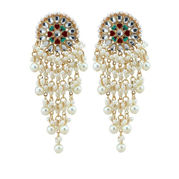 privileged by j.c. dossier Pearlz Statement Pearl Earrings