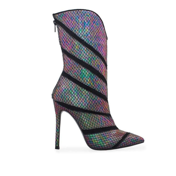 privileged by j.c. dossier Plushin Neon Sculptural Bootie