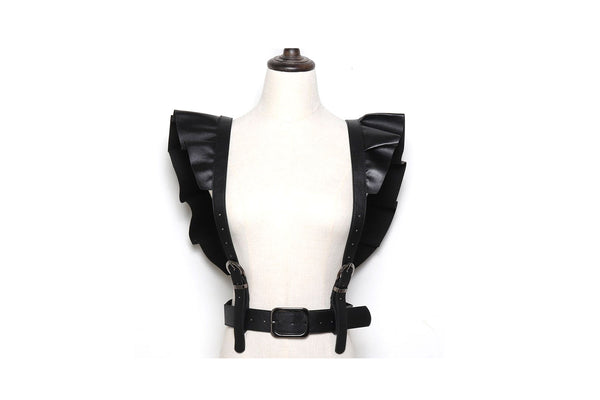 privileged by j.c. dossier Alas Harness Belt Black
