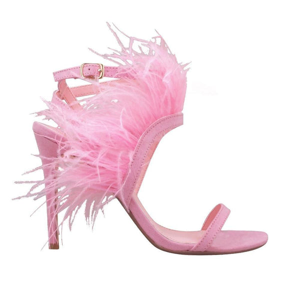 privileged by j.c. dossier Cobana Pink Feather Heel