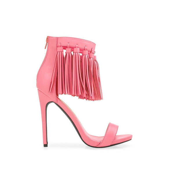 privileged by j.c. dossier Eila Pink Fringe Heels