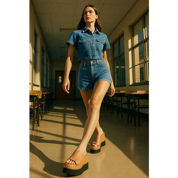 Privileged By J.c. Dossier Gus Tan Platform Shoes