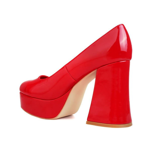 Privileged By J.c. Dossier Joanah Red Platform Pump