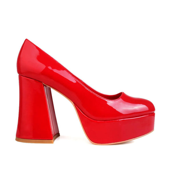 privileged by j.c. dossier Joanah Red Platform Pump