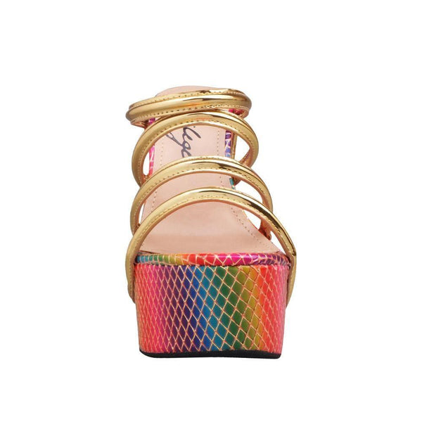 Privileged By J.c. Dossier Kamilia Rainbow Wedge